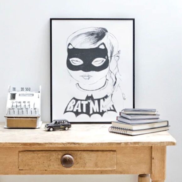 18” X 24” “Masked” Print on Recycled Paper (artwork by Fee Harding) - Picture 1 of 2
